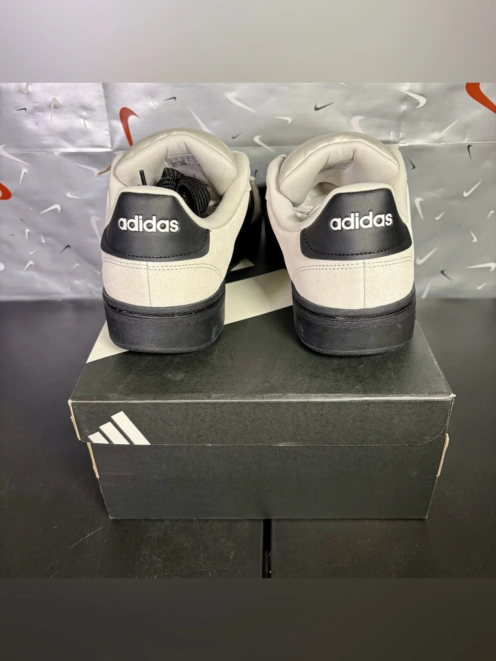 Size 13 - Adidas Grand Court Alpha 00’s 'Grey / Black' Sneakers / IH1287
